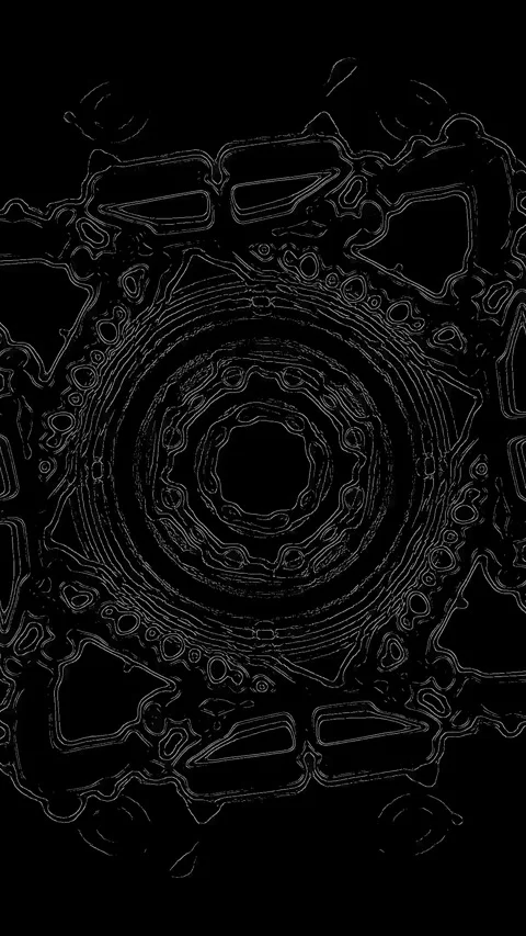 Seamless tunnel video loop screensaver creating a dynamic visual experience Stock Footage 321571457