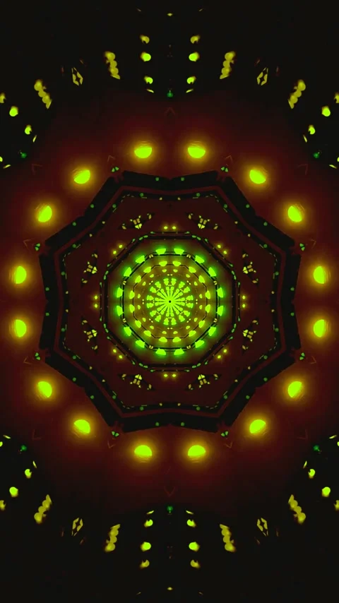 Seamless tunnel video loop screensaver with vibrant colors and dynamic patt.. Stock Footage 321572059