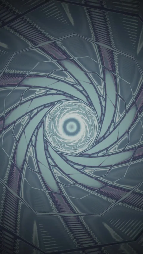 Seamless tunnel video loop screensaver creates an immersive visual experien.. Stock-Footage 321572320