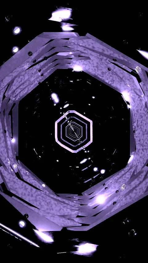 Seamless tunnel video loop screensaver showcasing a captivating three-dimen.. Stock Footage 321573134