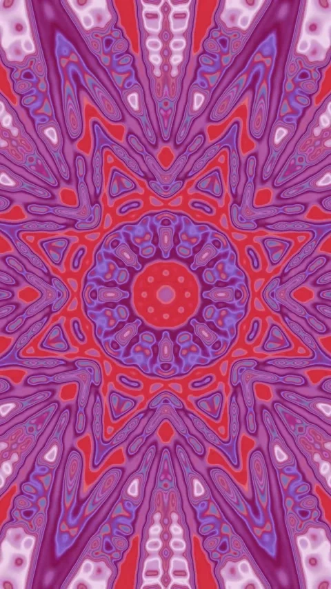 Seamless tunnel video loop screensaver with motion background in vibrant colo Stock Footage 322776541