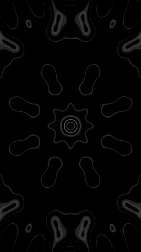 Seamless tunnel video loop showcases abstract patterns with black and white.. Stock Footage 322773978