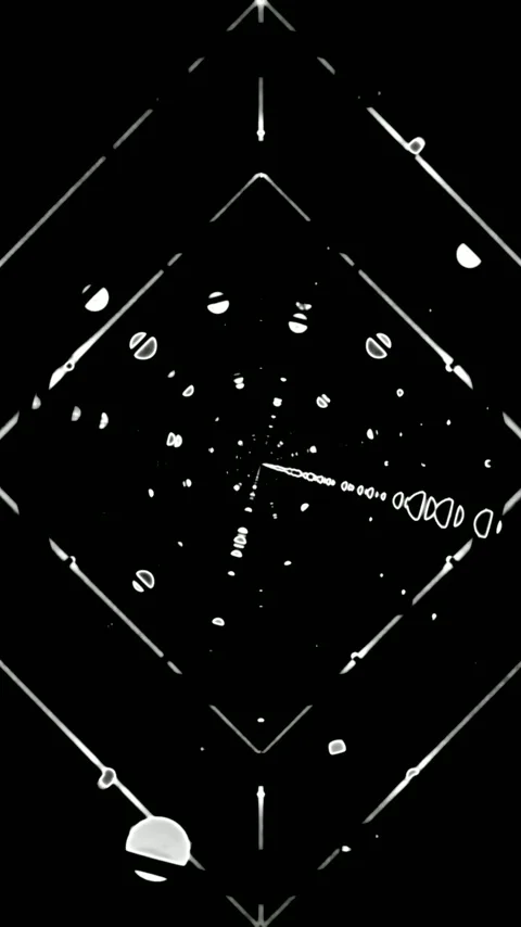Seamless tunnel video loop showcasing dynamic patterns and shapes in a hypn.. Stock Footage 321265608