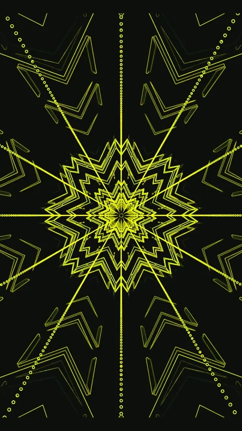 Seamless tunnel video loop showcasing vibrant geometric patterns and motion.. Stock Footage 321571863
