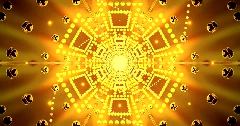Seamless tunnel video loop with vibrant colors creates an immersive visual .. Stock Footage 318617012