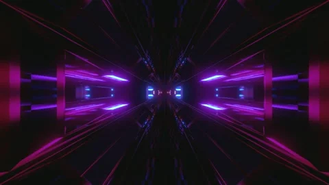 Seamless tunnel video loop with vibrant colors and smooth transitions for v.. Stock Footage 319426290