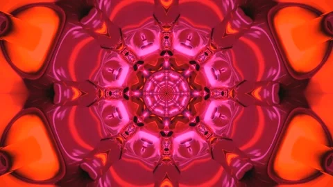 Seamless tunnel video loop with vibrant colors and swirling patterns for im.. Stock Footage 320055097