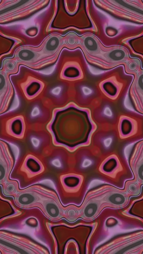 Seamless tunnel video loop with vibrant patterns creating an immersive expe.. Stock Footage 321269734