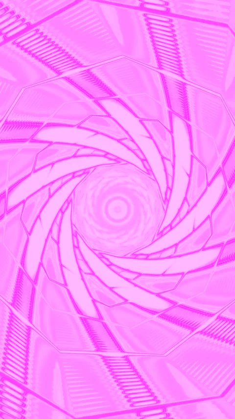 Seamless tunnel video loop with vibrant pink visuals creating a mesmerizing.. Video stock 321571843