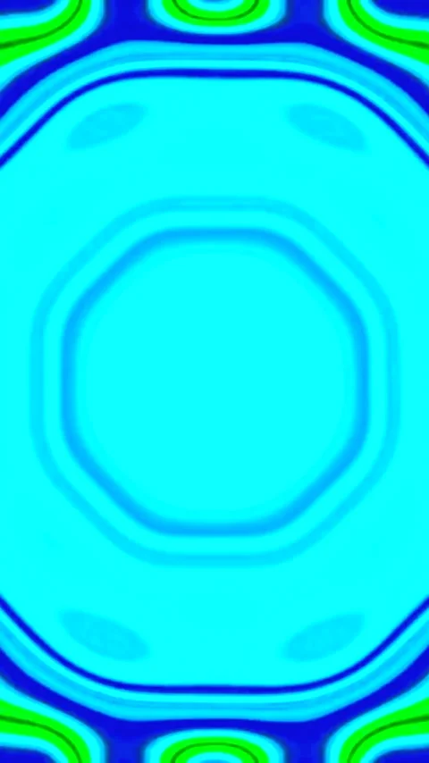 Seamless tunnel video loop with vibrant blue tones creating a captivating v.. Stock Footage 321572400