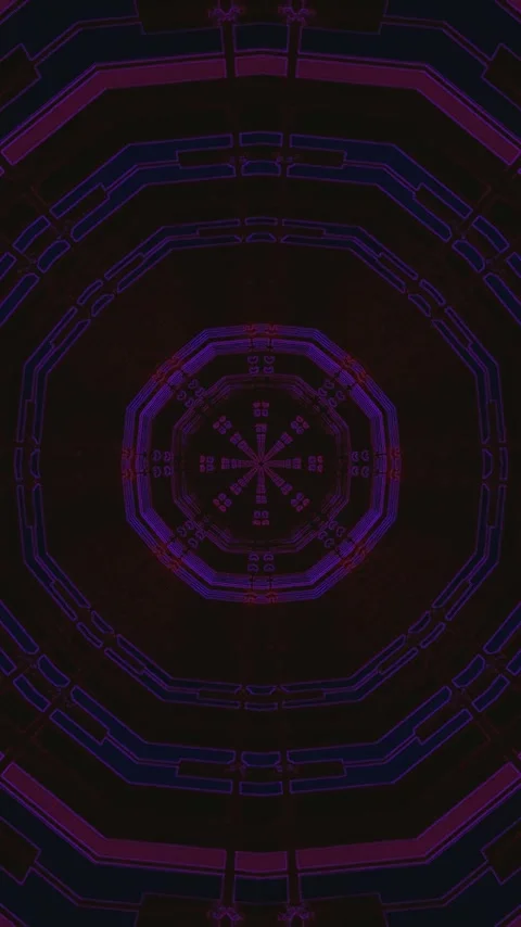 Seamless tunnel video loop with vibrant colors and captivating patterns for.. Stock-Footage 321575463