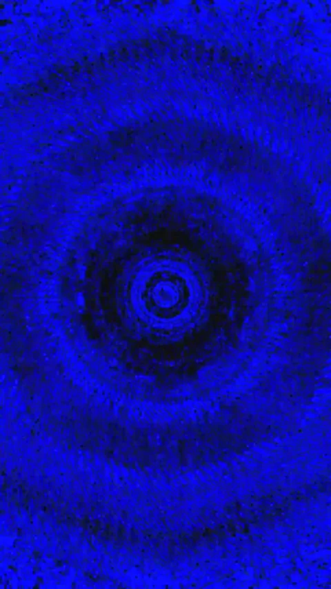 Seamless tunnel video loop in vibrant blue hues for captivating screensaver.. Stock Footage 321575764