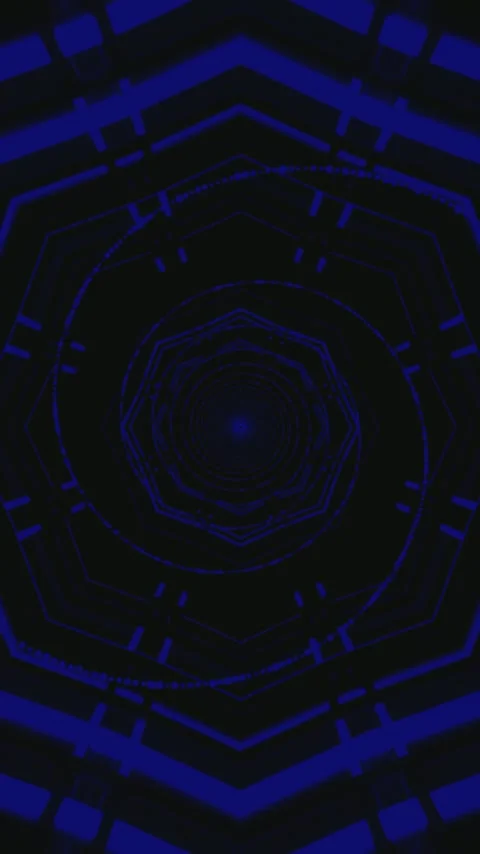 Seamless tunnel video visual loop creates an immersive experience with deep.. Stock Footage 321573654