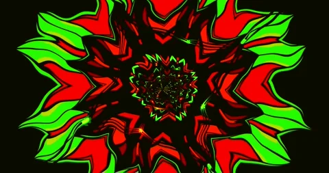 Seamless tunnel video vj loop screensaver creates a vibrant visual experien.. Stock Footage 318611939