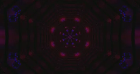 Seamless tunnel video vj loop screensaver featuring vibrant colors and abst.. Stock Footage 318790977