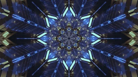Seamless tunnel video vj loop screensaver with dynamic patterns and colors .. Stock Footage 318933743