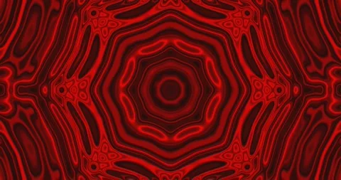 Seamless tunnel video vj loop screensaver with vibrant red patterns for imm.. Stock Footage 319426801