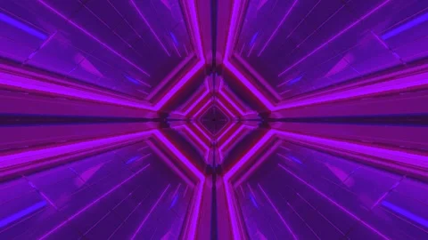 Seamless tunnel video vj loop screensaver with vibrant colors and dynamic p.. Stock Footage 319431923