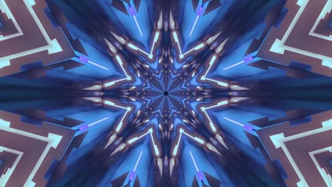 Seamless tunnel video vj loop screensaver for immersive visual experience Stock Footage 320055161