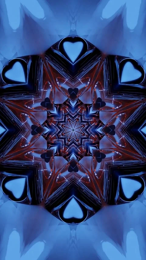 Seamless tunnel video vj loop screensaver with dynamic patterns and colors .. Stock Footage 320353266