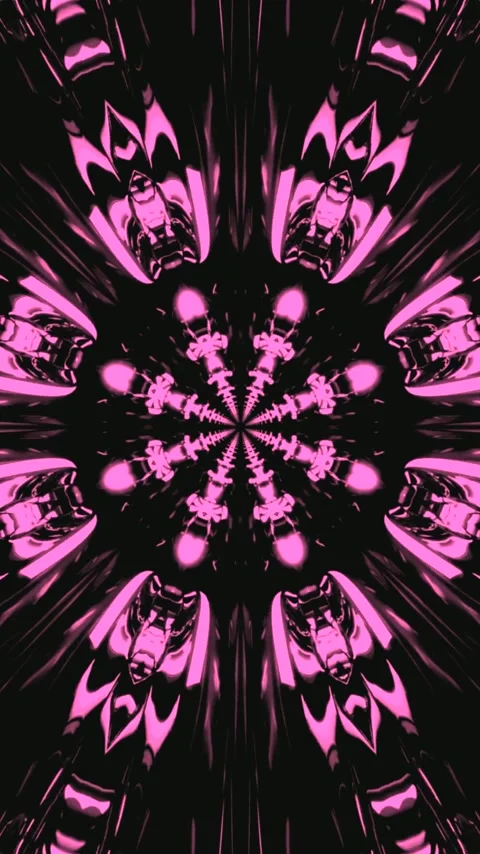 Seamless tunnel video vj loop screensaver in vibrant colors with dynamic mo.. Stock Footage 321262754