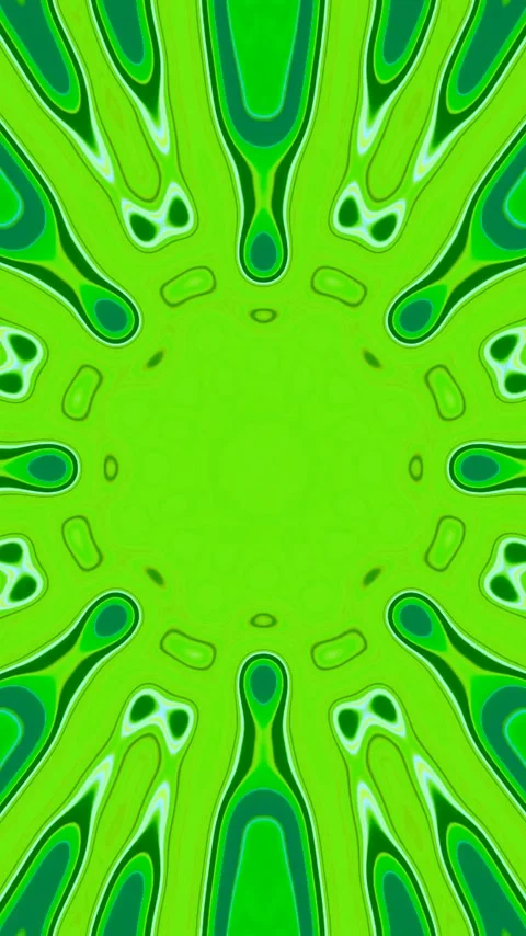 Seamless tunnel video vj loop screensaver with vibrant green design for stu.. Stock Footage 321263010