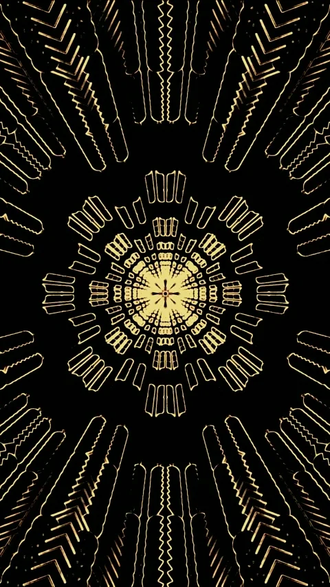Seamless tunnel video vj loop creating dynamic visual experience with vibra.. Stock Footage 321263939