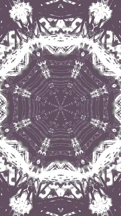 Seamless tunnel video vj loop screensaver for visual relaxation and calming.. Stock Footage 321267268