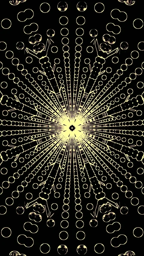 Seamless tunnel video vj loop screensaver with dynamic patterns and vibrant.. Stock Footage 321268689