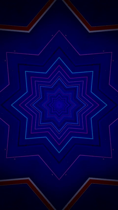 Seamless tunnel video vj loop creating a mesmerizing star pattern in vibran.. Stock Footage 321268841