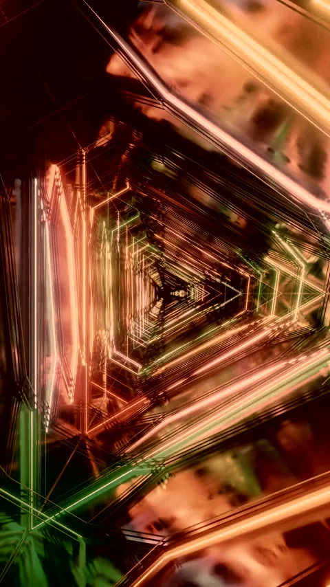 Seamless tunnel video vj loop screensaver for immersive viewing experience Stock Footage 321270288