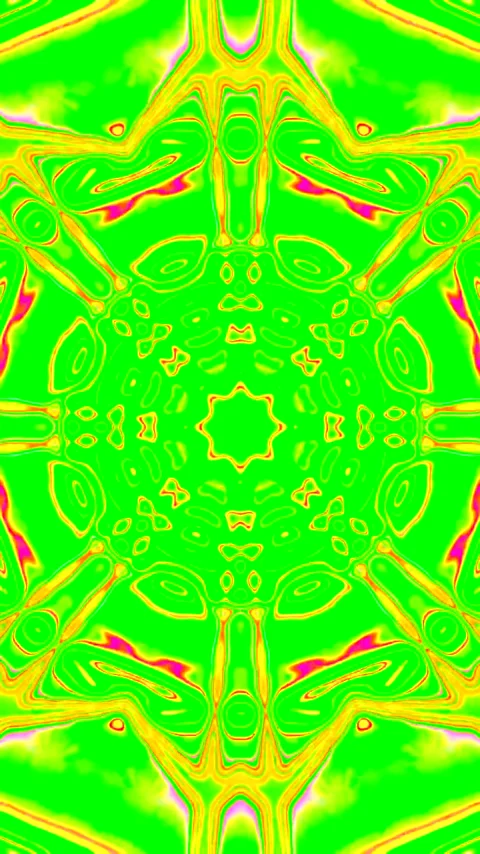 Seamless tunnel video vj loop screensaver with vibrant patterns and colors .. Stock Footage 321271383