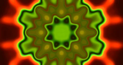 Seamless tunnel video vj loop with vibrant colors and fluid motion Stock Footage 321324357