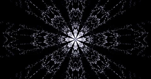 Seamless tunnel video vj loop screensaver featuring intricate patterns on a.. Stock Footage 321325343