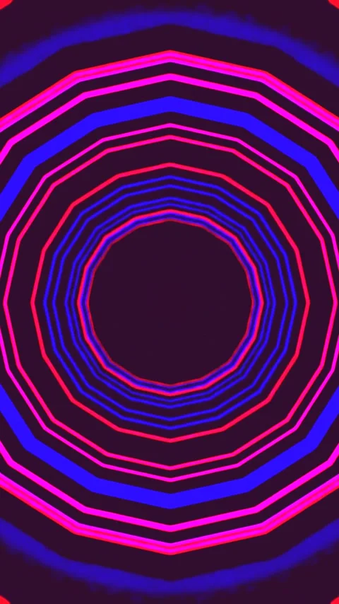 Seamless tunnel video vj loop screensaver creating dynamic visual effects i.. Stock Footage 321564012