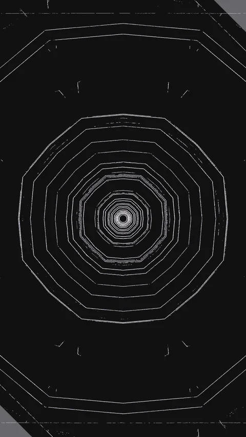 Seamless tunnel video vj loop for immersive visual experience and captivati.. Stock Footage 321566068