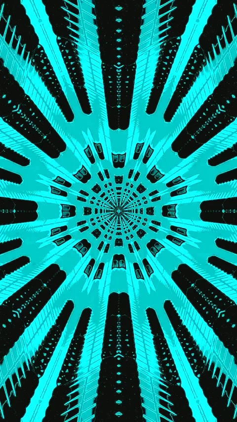 Seamless tunnel video vj loop screensaver for dynamic visual effects Stock Footage 321567812