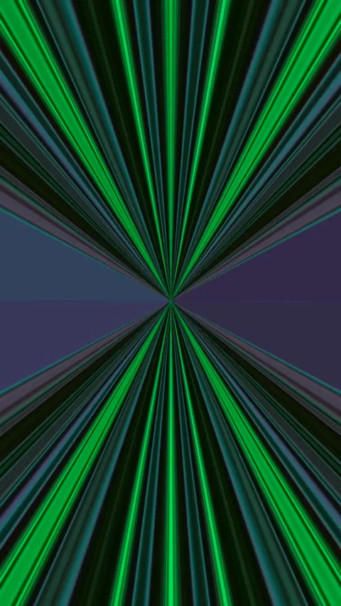 Seamless tunnel video vj loop screensaver featuring dynamic green lines Stock Footage 321568852
