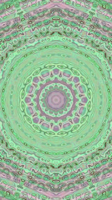 Seamless tunnel video vj loop screensaver featuring green and brown organic.. Stock Footage 321570156