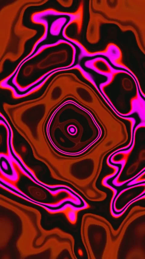 Seamless tunnel video vj loop screensaver featuring colorful flowing patter.. Stock Footage 321570252