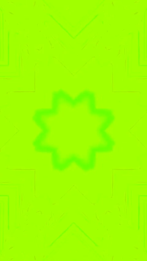 Seamless tunnel video vj loop screensaver with vibrant green patterns and s.. Stock Footage 321571078