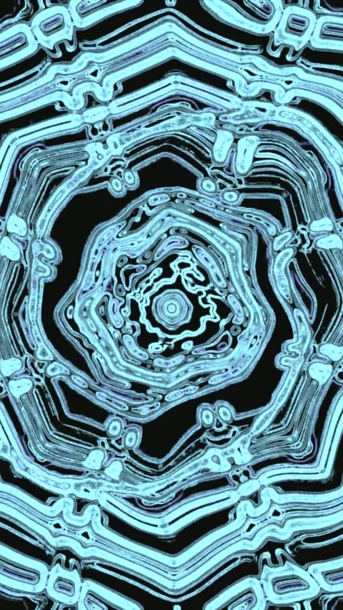 Seamless tunnel video VJ loop screensaver creates a mesmerizing visual expe.. Stock Footage 321571385