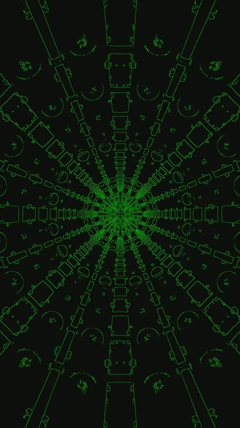 Seamless tunnel video vj loop screensaver for immersive visual experience i.. Stock Footage 321571897