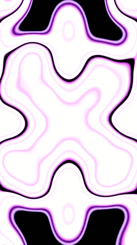 Seamless tunnel video vj loop screensaver with bright pink and white swirli.. 库存影片 321574168