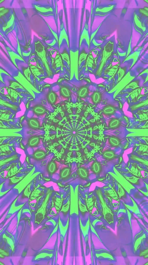 Seamless tunnel video vj loop screensaver with vibrant colors and mesmerizi.. Stock Footage 321575938
