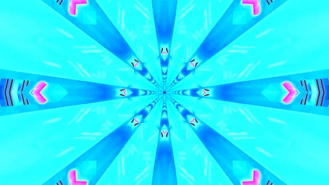 Seamless tunnel video vj loop screensaver featuring vibrant blue hues and d.. Stock Footage 321623387