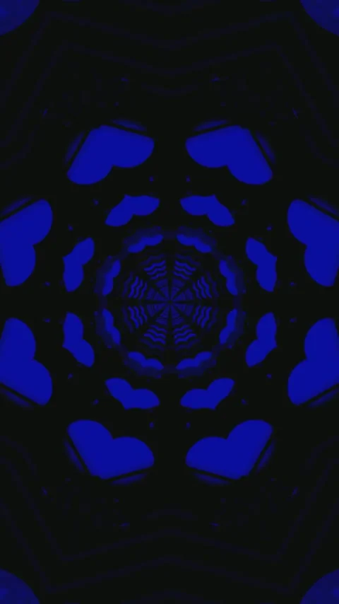Seamless tunnel vj loop screensaver creates mesmerizing visual experience Vídeo Stock 321270148