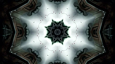 Seamless tunnel vortex loop creating mesmerizing patterns with dy Stock Footage 316402489