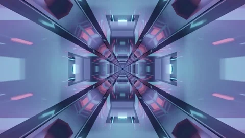 Seamless tunnel vortex video loop creates an immersive visual experience wi.. Stock Footage 320006138