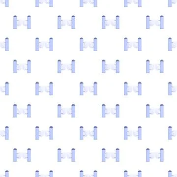 Seamless turnstile gate pattern background illustrating security access Stock Illustration